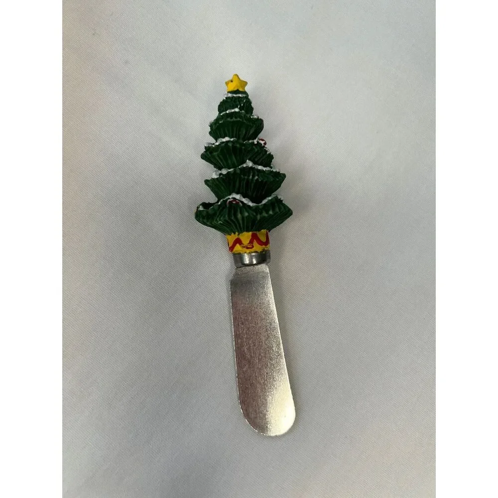 Christmas/Holiday Spreaders Lot, Trees, Other, Ceramic, Stainless Steel